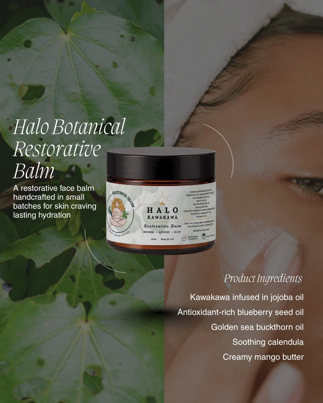 Halo Kawakawa Restorative Balm