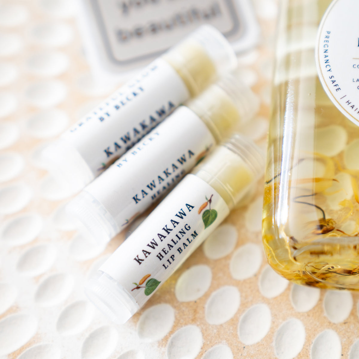 Kawakawa Healing Lip Balm